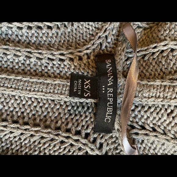 Banana Republic Fur Trimmed Hood Poncho XS - Picture 5 of 7